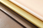 High-quality gold and silver gilt satin fabric, silk satin with drape, polyester satin material