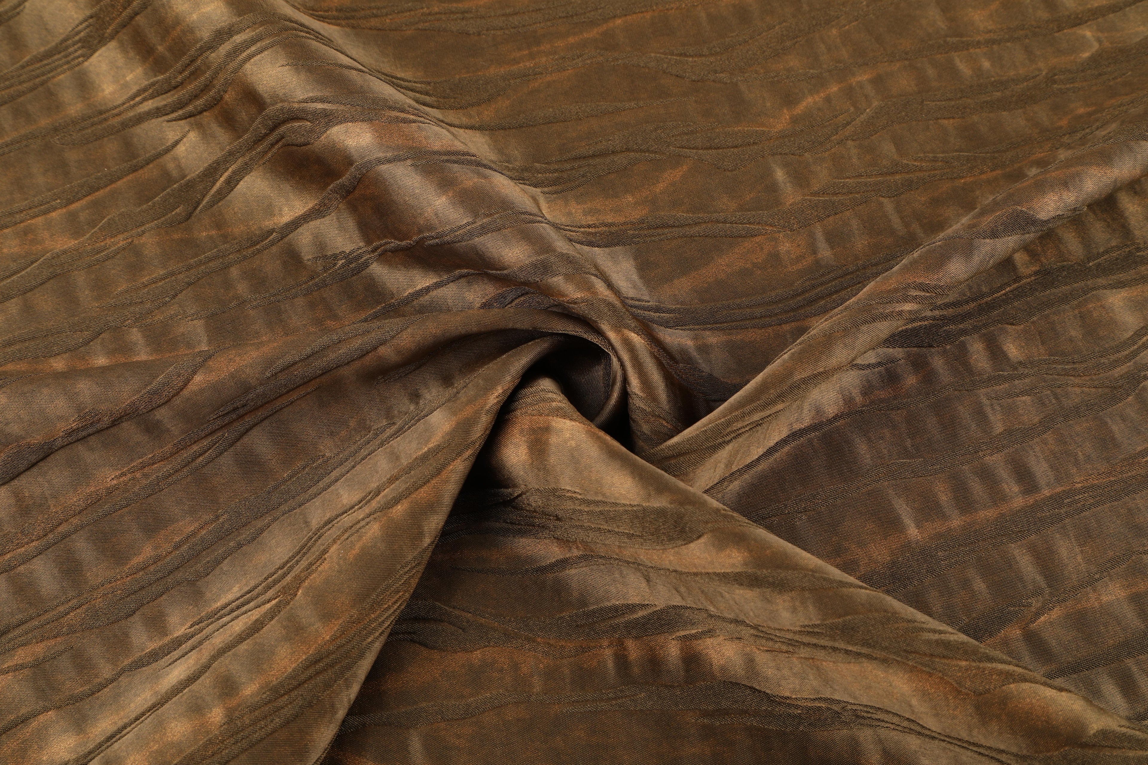 Embossed Satin Crepe Fabric Textured Polyester Woven Fabric for Women’s Elegant Apparel