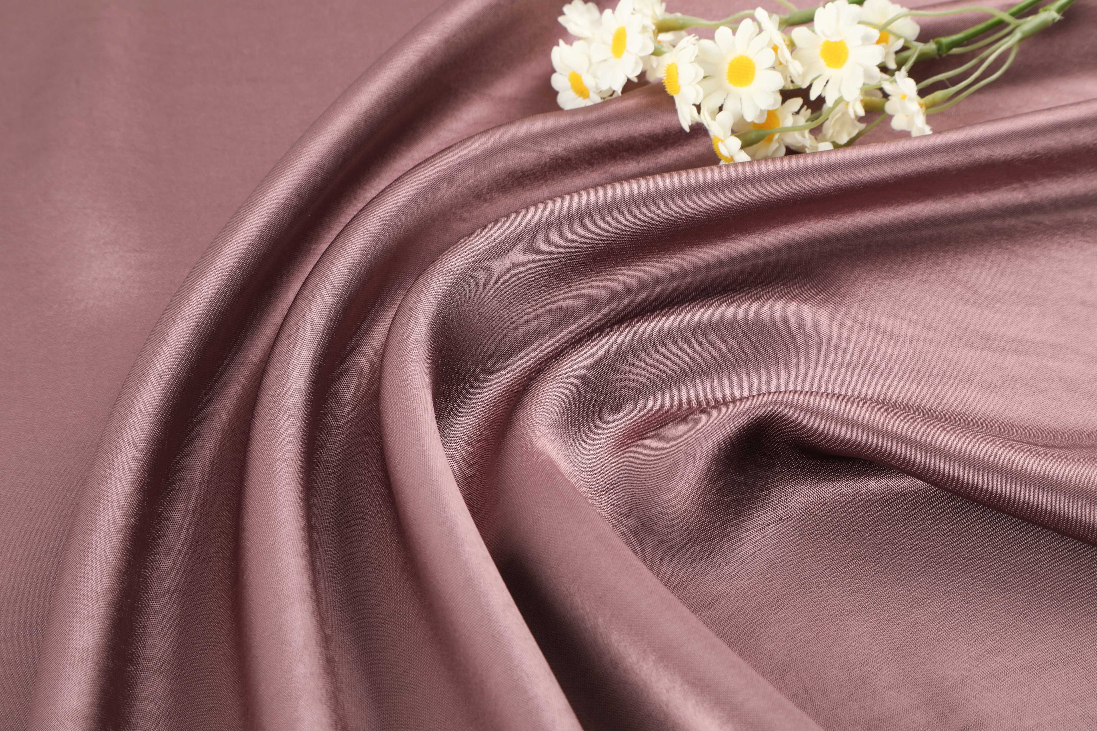 High-quality double-sided gold-plated satin fabric, draped satin dress/shirt material