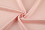 Glossy pleated satin fabric, lightweight woven polyester fabric