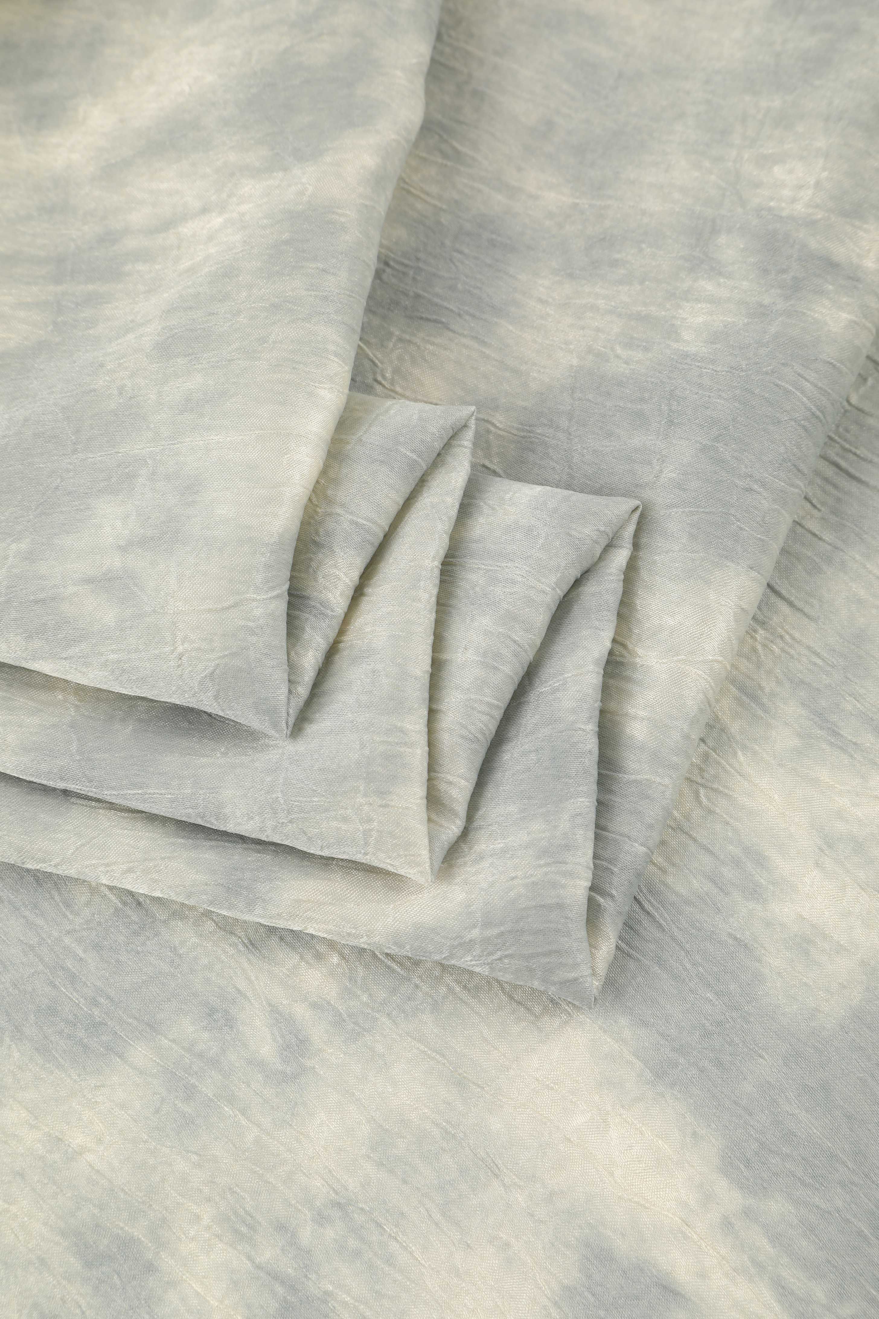 Pleated tie-dye machine-woven fabric, spring/summer women's dresses, shirts, textured fabric