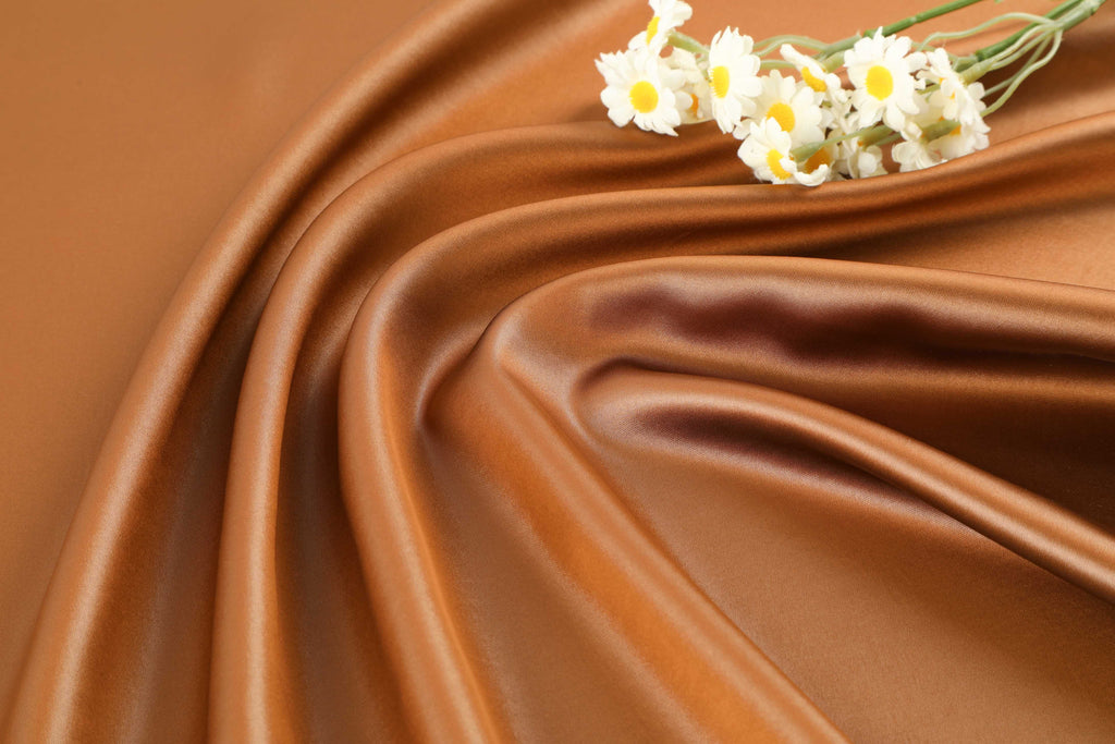 210gsm Double-Sided Satin Fabric | Wrinkle-Resistant Acetate-Feel Polyester, 148cm Wide