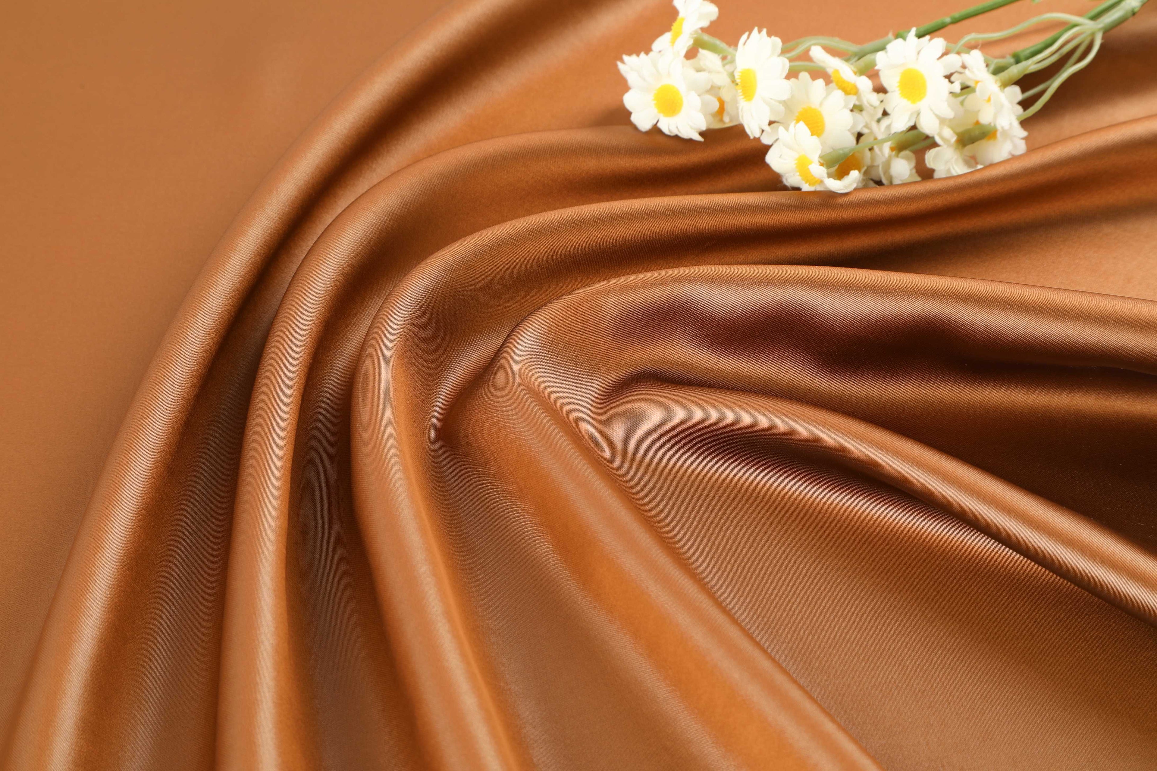 210gsm Double-Sided Satin Fabric | Wrinkle-Resistant Acetate-Feel Polyester, 148cm Wide