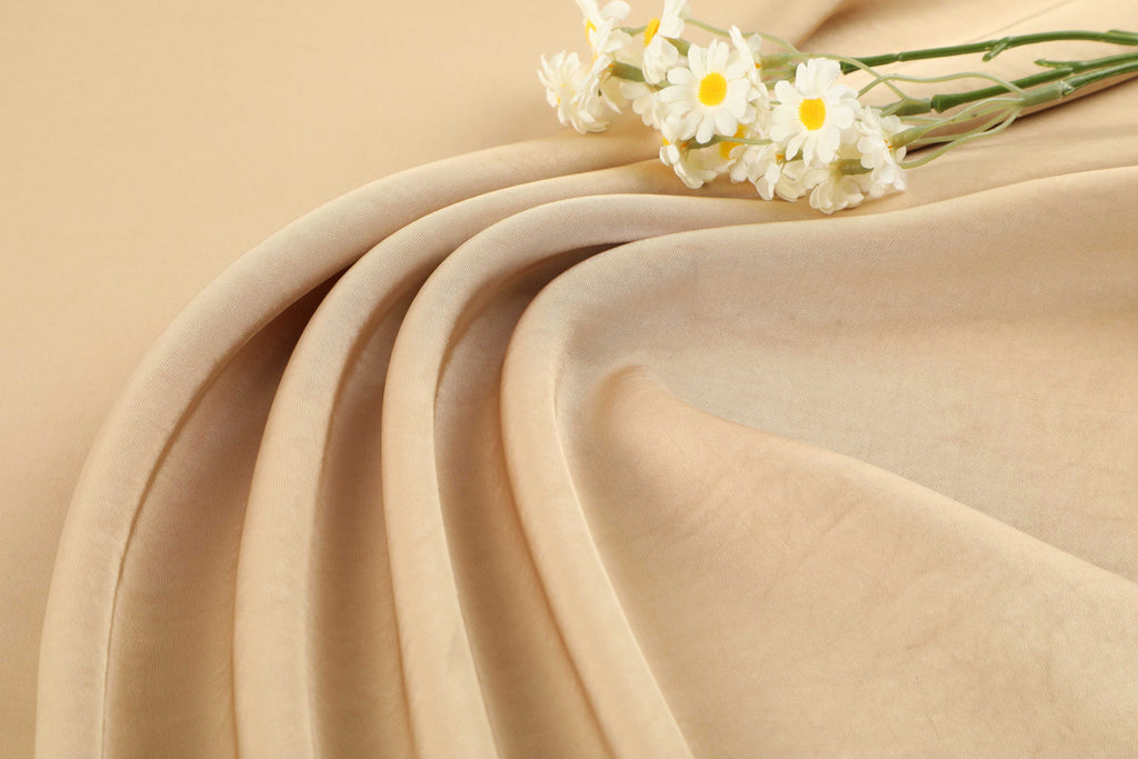 Imitation acetate double-sided satin garment fabric, high-quality woven camisole shirt dress, fashion satin fabric