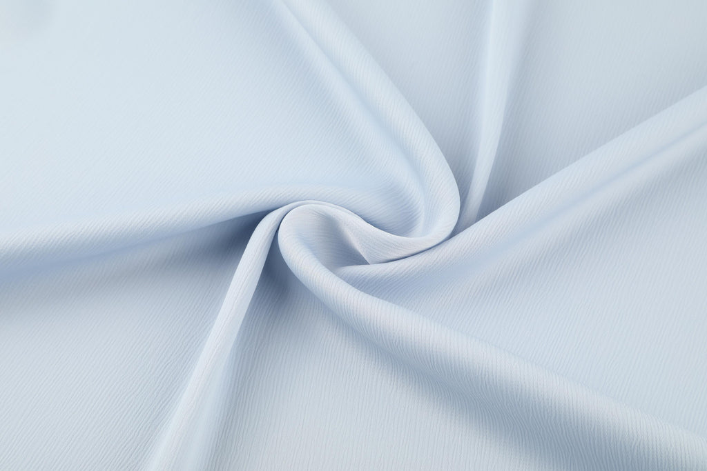 Ant-wrinkle satin, French wrinkled satin, matte water ripple satin fabric, women's formal dress fabric.