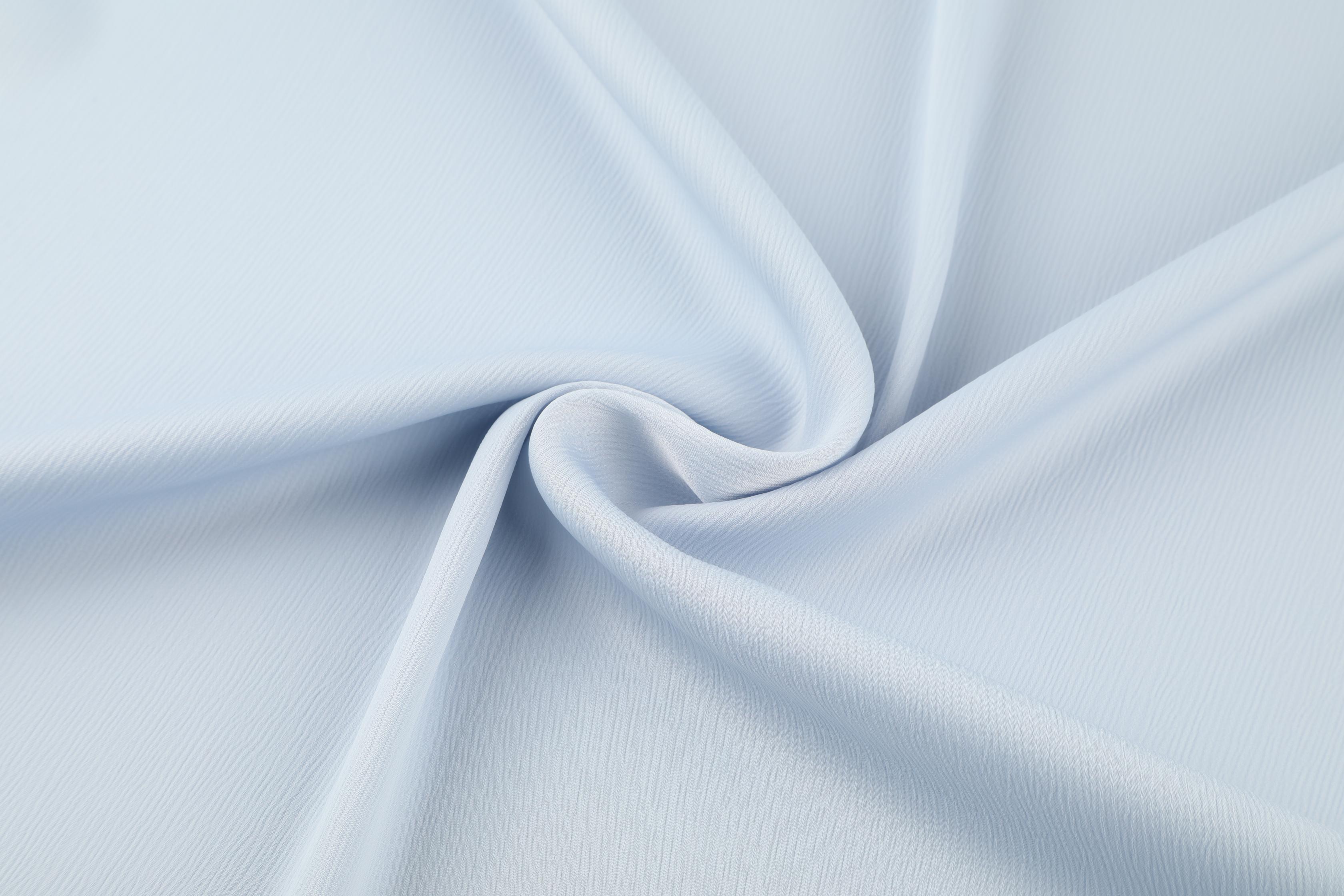 Ant-wrinkle satin, French wrinkled satin, matte water ripple satin fabric, women's formal dress fabric.