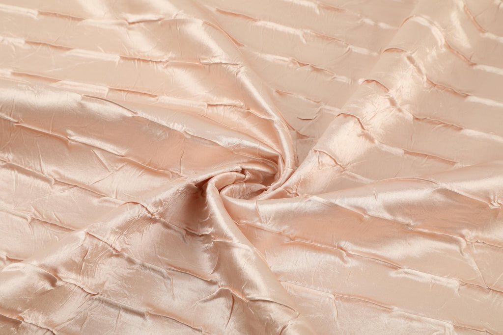 Satin Venetian Bleu 3D Textured Jacquard Fabric, Woven Rayon & Nylon Suit/Robe