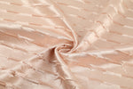 Satin Venetian Bleu 3D Textured Jacquard Fabric, Woven Rayon & Nylon Suit/Robe