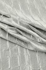 Satin Venetian Bleu 3D Textured Jacquard Fabric, Woven Rayon & Nylon Suit/Robe