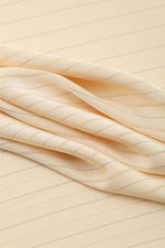 Silver striped double-sided satin chiffon fabric fashion fabric gold silk satin stripes
