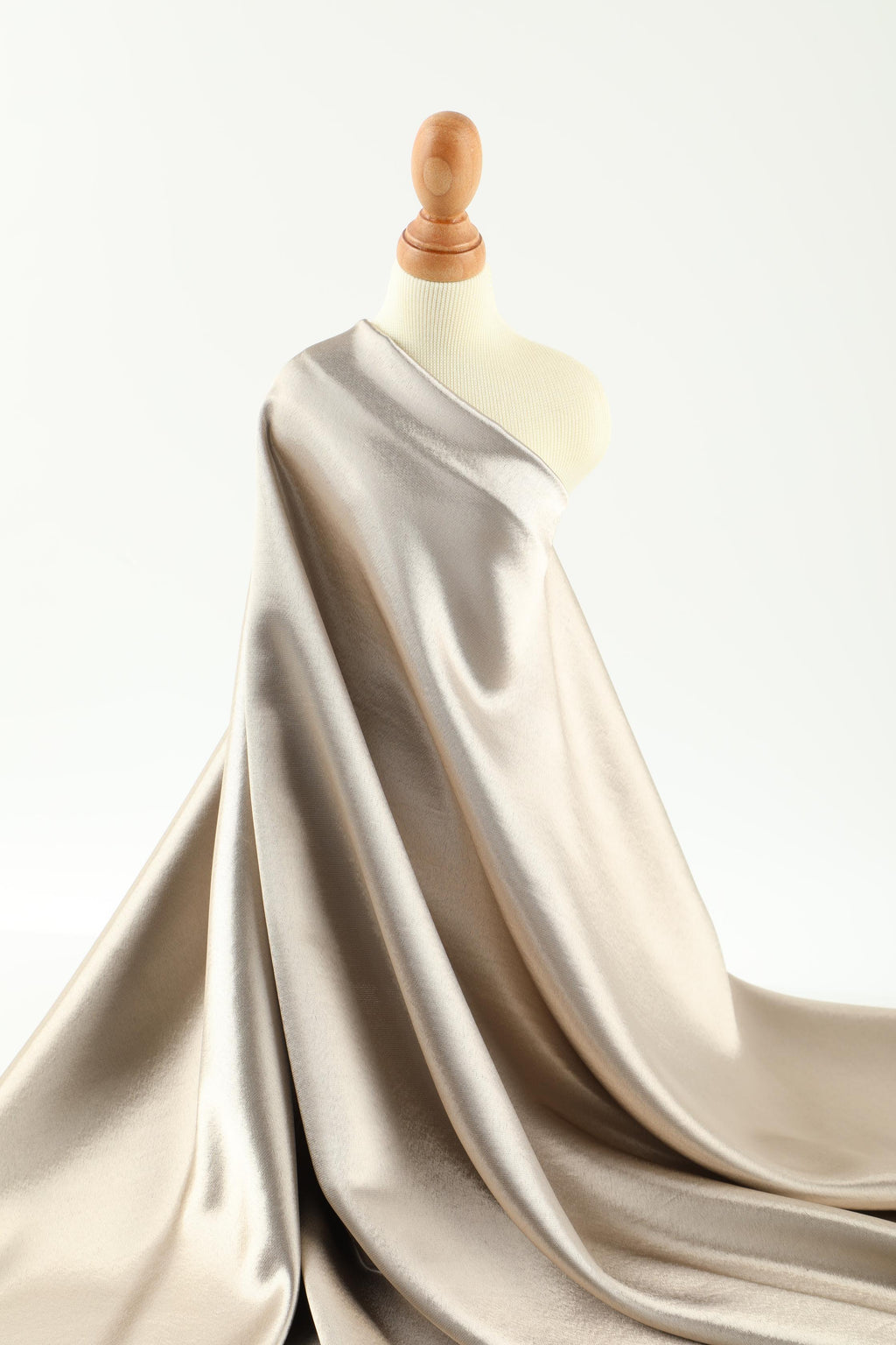 255g High-Quality Thickened Imitation Acetate Gilded Satin Fabric - High-End Gown Fabric
