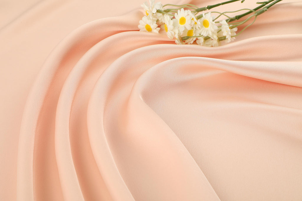 200g High-Quality Crackled Double-Sided Satin Meteor Satin Textured Fabric for Wedding Dresses
